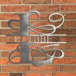 Monogramm Schriftzug Luebbe