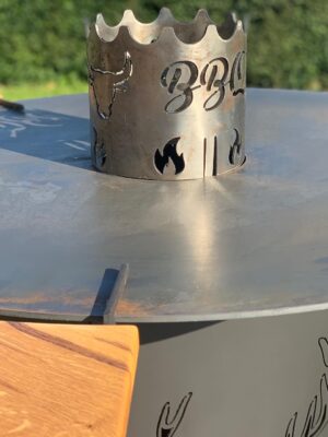 Grillplatte Wokaufsatz BBQ Bulle