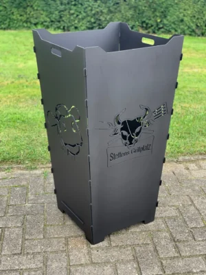 Geschenk Geburtstag Kuh Bulle Grillplatz