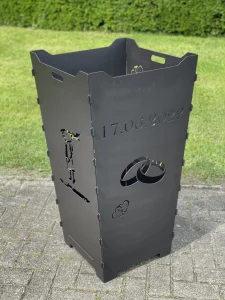 Feuerkorb-Feuertonne-Ringe-Ringe-Hochzeit-Antrag