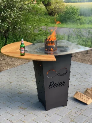 Schreibschrift Unendlichkeitszeichen Familie Grillplatte Tisch