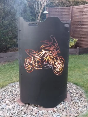 Feuertonne Oelfass Rund Motorrad Honda NC750X