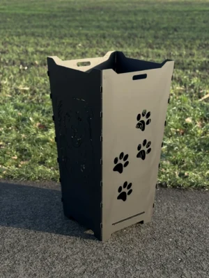 Feuerkorb Feuertonne Hund Hundepfoten Haustier