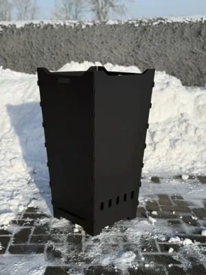 Großer Feuerkorb mit 100cm Höhe - mit Luftschlitz