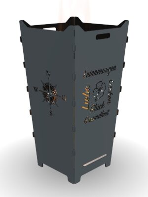 Feuerkorb mittelgroß 80cm breite Ausführung